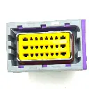 24-pin connector (F) grijs bovenaanzicht.webp