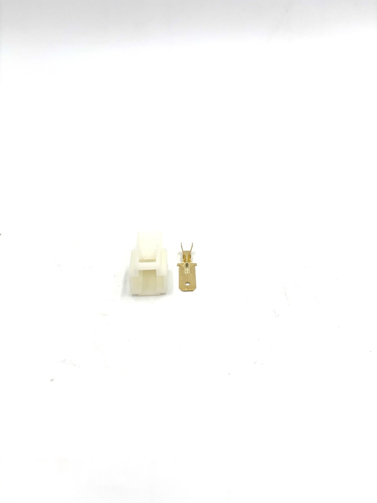 1-pin connector (M) 6.3mm 